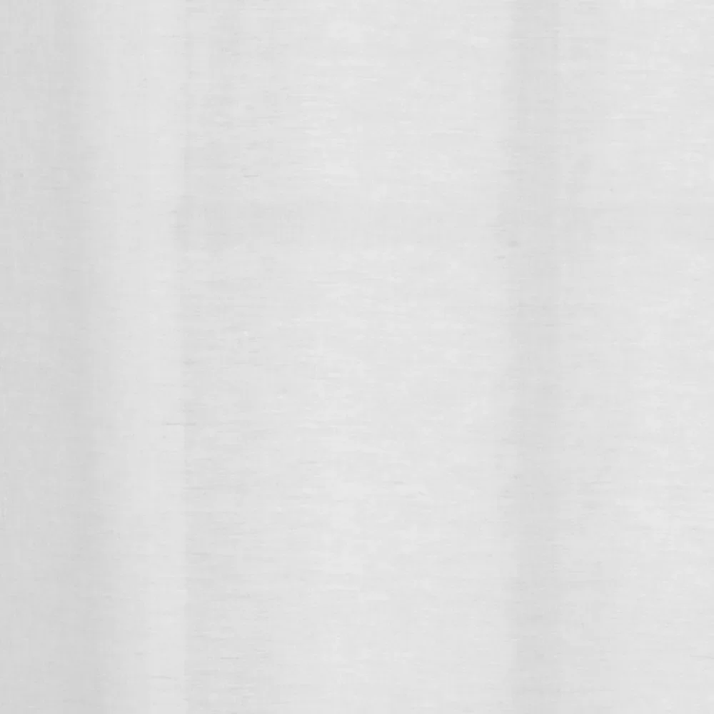 THRESHOLD NWT linen light filtering curtain panel -white -84”